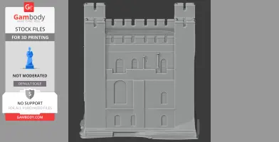 Bamburgh Castle - Architecture STL