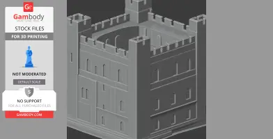 Bamburgh Castle - Architecture STL