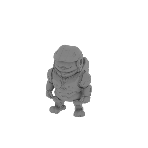 Garfield Master Chief Ring Figure.stl