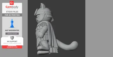 Garfield Maximus Ring Figure - Mashup Figure STL