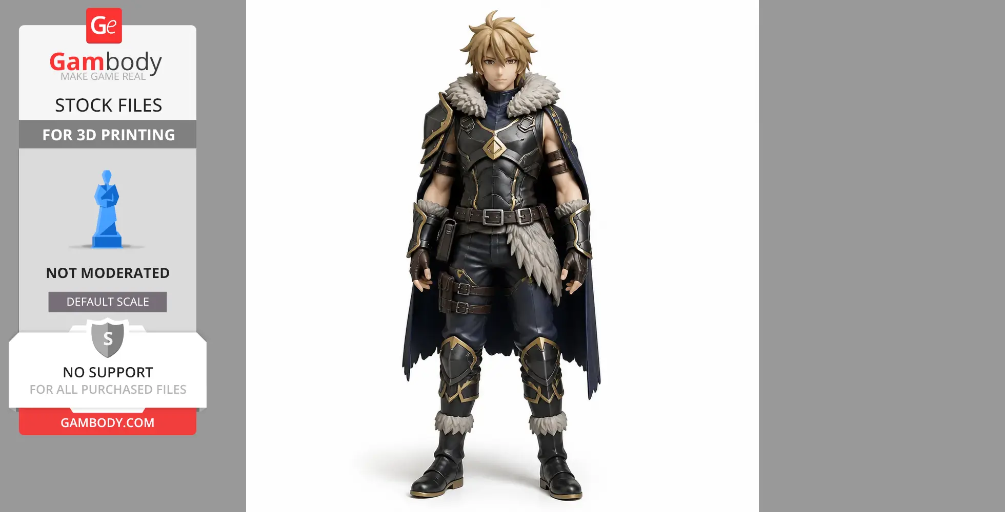 Axel - Palworld Figurine - Character Figure STL