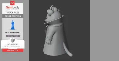 Garfield Morpheus Ring Figure - Mashup Figure STL