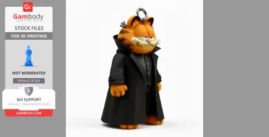 Garfield Morpheus Ring Figure - Mashup Figure STL