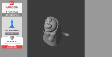 Garfield Morpheus Ring Figure - Mashup Figure STL