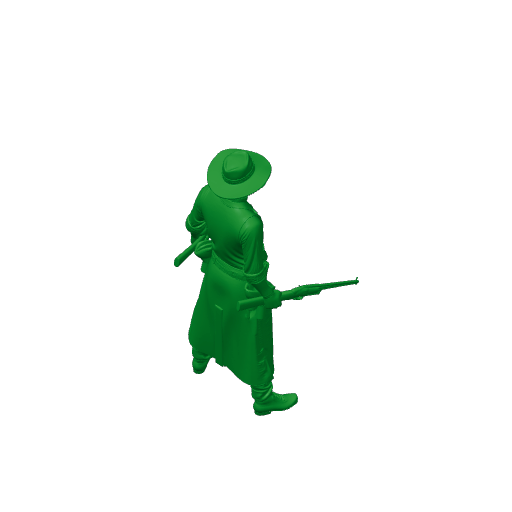 Iron Mustang Cowboy Gunslinger.3mf