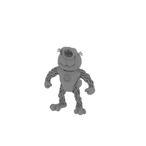 Garfield Mr Fantastic Ring Figure.stl