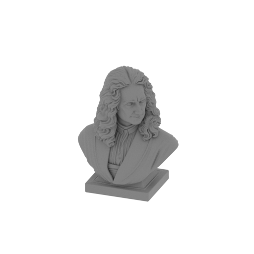 Isaac Newton Bust.stl