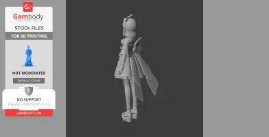 Ayaka - Genshin Impact Figurine - Character Figure STL