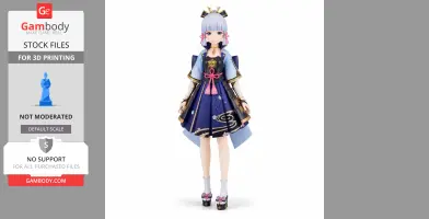 Ayaka - Genshin Impact Figurine - Character Figure STL