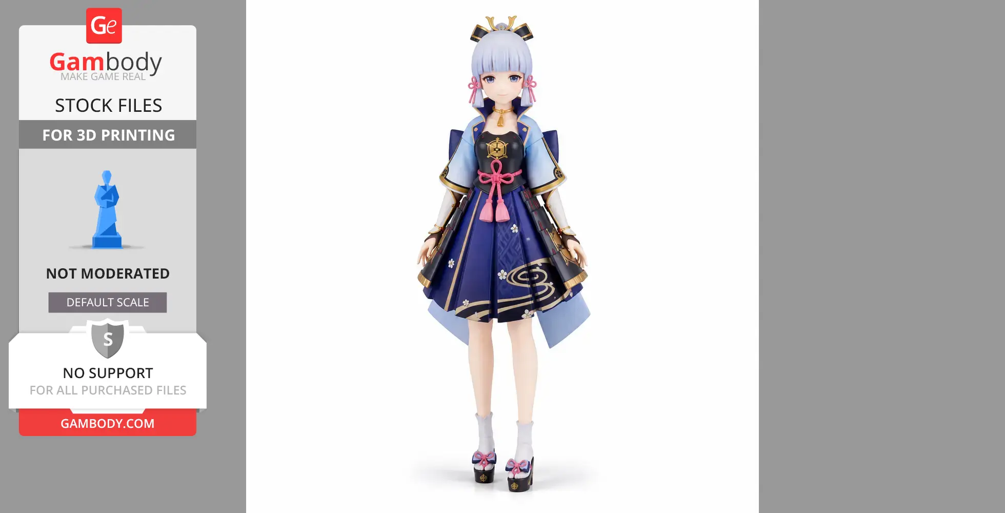 Ayaka - Genshin Impact Figurine - Character Figure STL