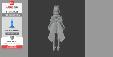 Ayaka - Genshin Impact Figurine - Character Figure STL