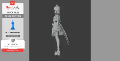 Ayaka - Genshin Impact Figurine - Character Figure STL