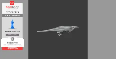 Parasaurolophus - Prehistoric Animal STL