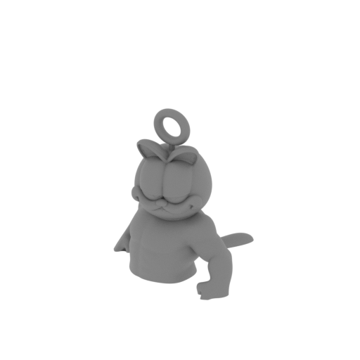 Garfield Nightcrawler Ring Figure.stl