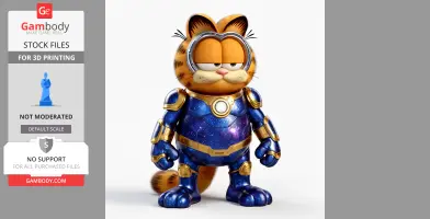 Garfield Nova Ring Figure - Mashup Figure STL