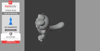 Garfield Nova Ring Figure - Mashup Figure STL