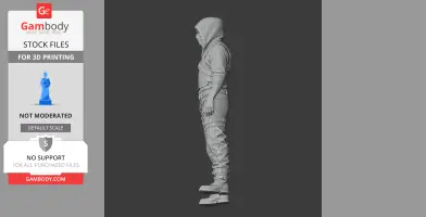 Bandit - Rust Figurine - Character Figure STL