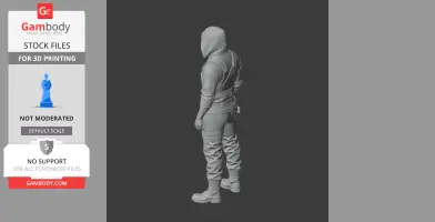 Bandit - Rust Figurine - Character Figure STL