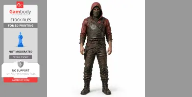 Bandit - Rust Figurine - Character Figure STL