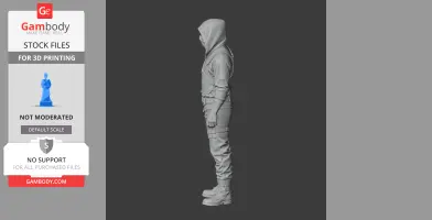 Bandit - Rust Figurine - Character Figure STL