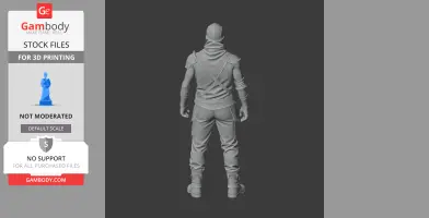 Bandit Camp - Rust Figurine - Character Figure STL