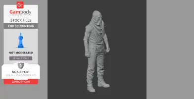 Bandit Camp - Rust Figurine - Character Figure STL