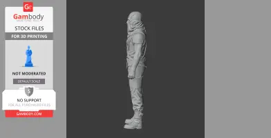 Bandit Camp - Rust Figurine - Character Figure STL