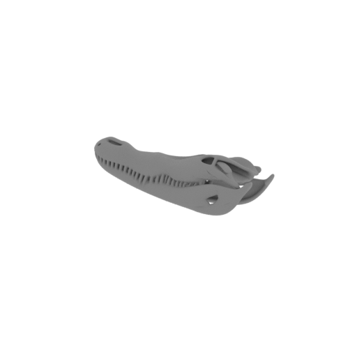 Cuban Crocodile Skull.stl