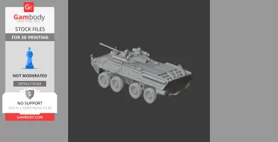 BTR-90 tank - Tank Model STL