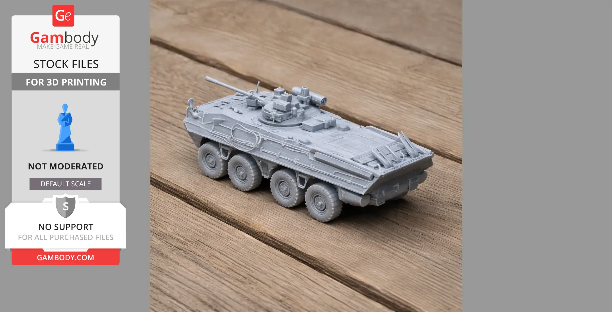 BTR-90 tank - Tank Model STL