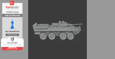 BTR-90 tank - Tank Model STL