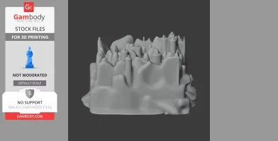 Beverstone Castle - Architecture STL