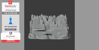 Beverstone Castle - Architecture STL