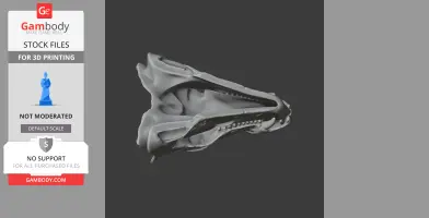 Cynognathus Skull - Skull Replica STL