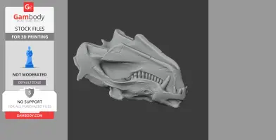 Cynognathus Skull - Skull Replica STL