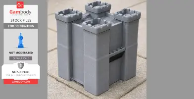 Bewcastle Castle - Architecture STL