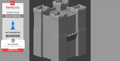 Bewcastle Castle - Architecture STL