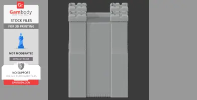 Bewcastle Castle - Architecture STL