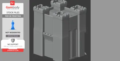 Bewcastle Castle - Architecture STL