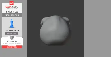 De Brazza's Monkey Skull - Skull Replica STL