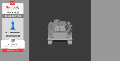 Carro Armato P.43 - Tank Model STL