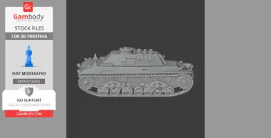 Carro Armato P.43 - Tank Model STL