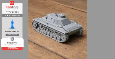 Carro Armato P.43 - Tank Model STL