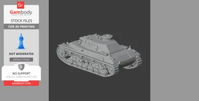 Carro Armato P.43 - Tank Model STL
