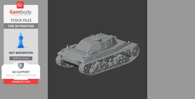 Carro Armato P.43 - Tank Model STL
