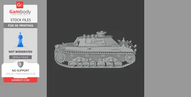 Carro Armato P.43 - Tank Model STL