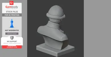 James Cook Bust - Historical Warrior STL