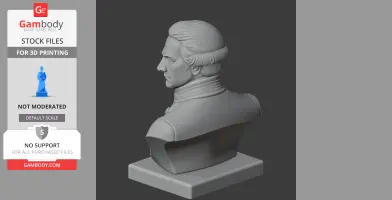 James Cook Bust - Historical Warrior STL