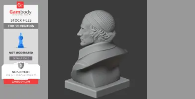 James Watt Bust - Historical Warrior STL