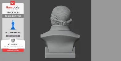 James Watt Bust - Historical Warrior STL
